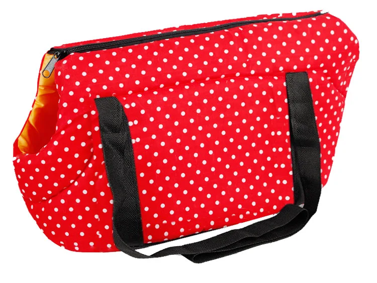 Pawstrip Dot Print переноска для собак, зимняя теплая переноска для кошек, для путешествий, маленькая сумка на плечо для собак, для чихуахуа, S/L