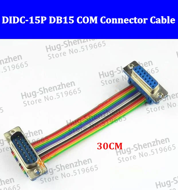 Высококачественный DB15 ленточный кабель DIDC 15P папа мама/Мама мама/кабель Папа DR15 COM