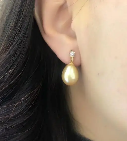 Серьги из серебра 925 пробы с натуральным жемчугом акоя 9-10 мм | Украшения и