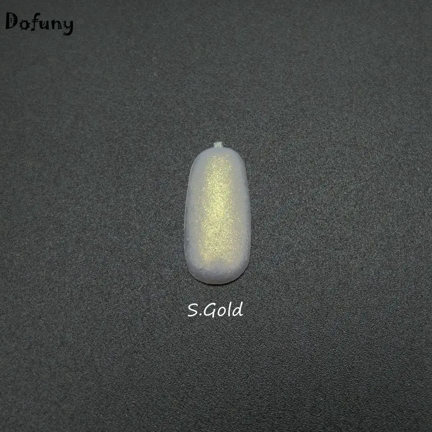 #205 Золотая симфония перламутровый порошок для лака ногтей Русалка блеск теней