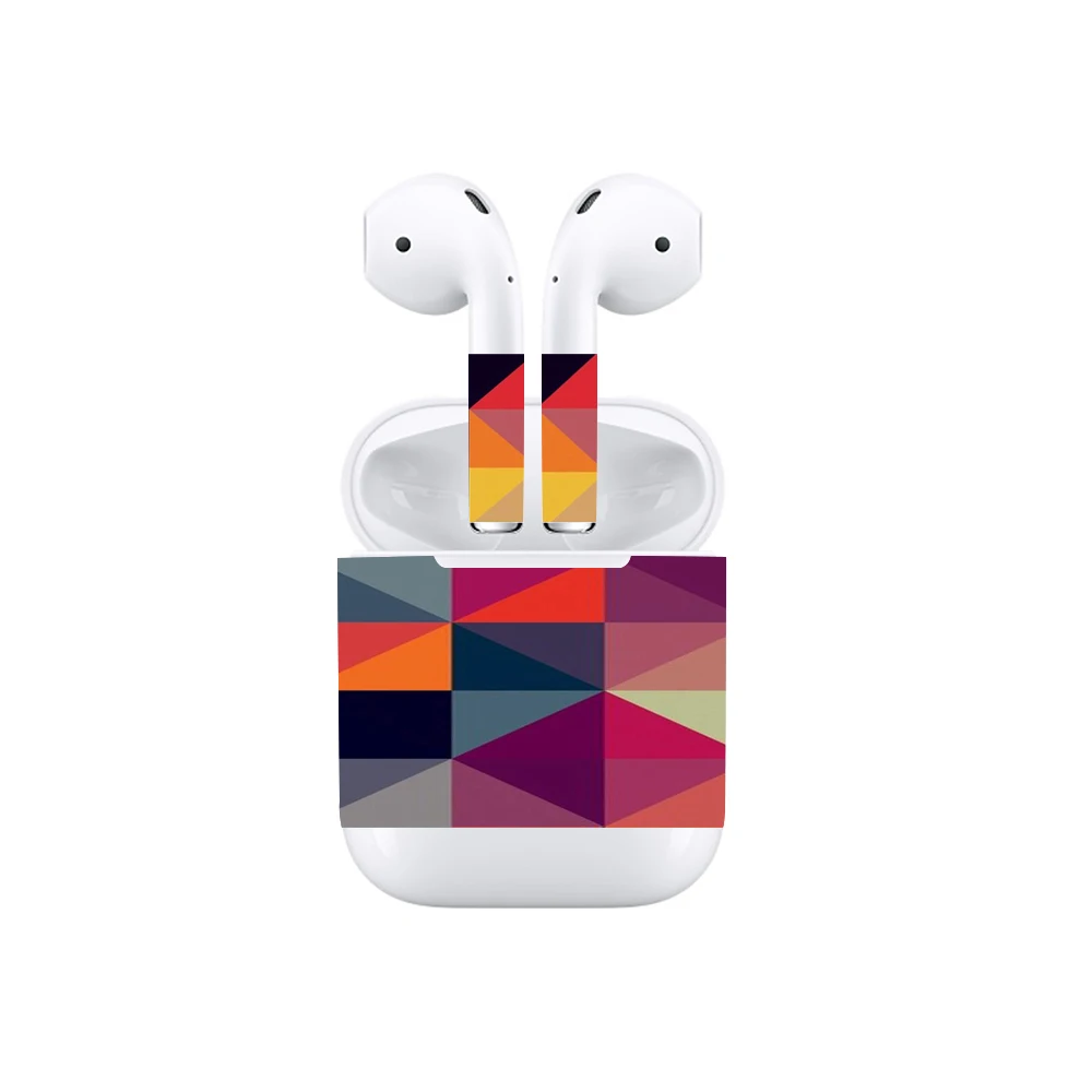 Защитные шкуры для Apple AirPods виниловые наклейки наушников Съемная клейкая
