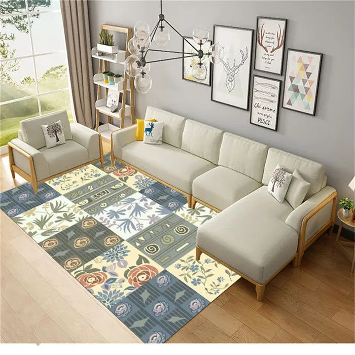 5 Mordern Style Home Carpet For Bathroom Toilet Bath Mats Anti-slip Floor Rug Playing Mat Multi Colors Rectangle Bathroom Carpets - Цвет: 5