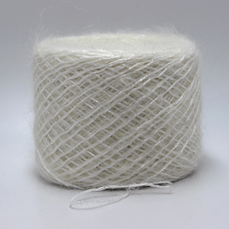 250g Colorful Shiny Smooth Plush 70% Merino Wool Metallic Yarn Skein Thick Crochet Knitting Gold Silver Silk Thread - Цена: 18.74