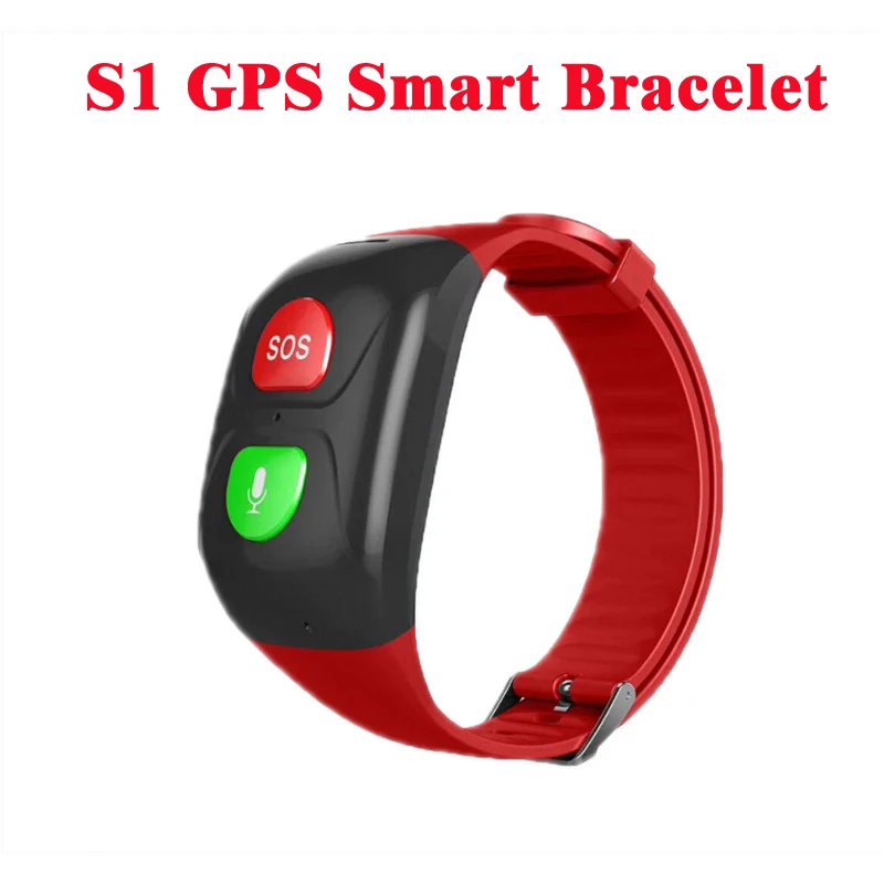 GPS SOS вызова Смарт часы браслет старый для мужчин безопасный трекер женщин
