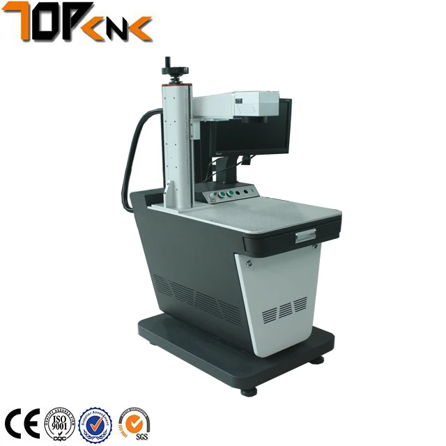 Цена со скидкой Лазерная печатная машина пластик raycus волоконный лазер 20 Вт