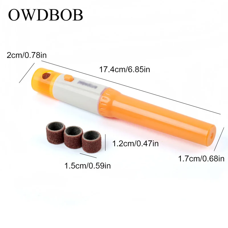 OWDBOB 1 шт., машинка для стрижки домашних животных, кошек, собак, шлифовальная безболезненная шлифовальная машинка для ногтей, триммер, машинка для стрижки, электрическая пилочка для ногтей, набор для домашних животных, инструменты для педикюра - Цвет: as picture