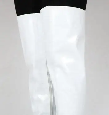 White Patent Sorbern/высокие сапоги до бедра с шаговым швом 80 см; женские высокие сапоги черного цвета; распродажа; модные женские сапоги на заказ; лучшее место для покупки; женские сапоги - Цвет: White Patent
