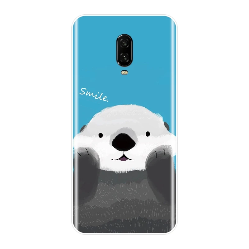 soft phone case silicone for one plus 6 6t 5 5t 3 3t pink pig cat bear rabbit alpaca otter back cover for oneplus 3 3t 5 5t 6 6t free global shipping