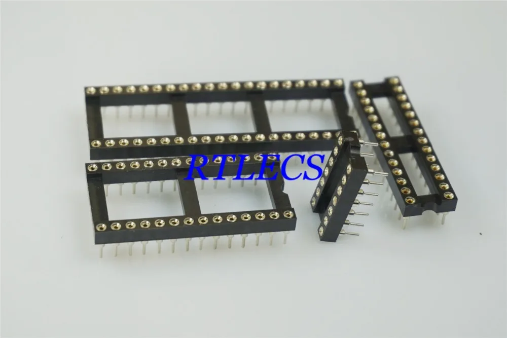 50 шт. IC гнездо на возраст 6 8 12 14 16 18 20 22 24 28 32 40 48 Pin DIP котор подвергли механической