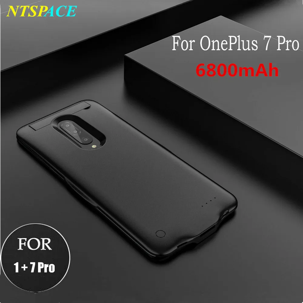 

External 6800mAh Battery Charger Cases For Oneplus 7 Power Bank Charging Case Portable Shockproof Power bank Battery Cover Cases