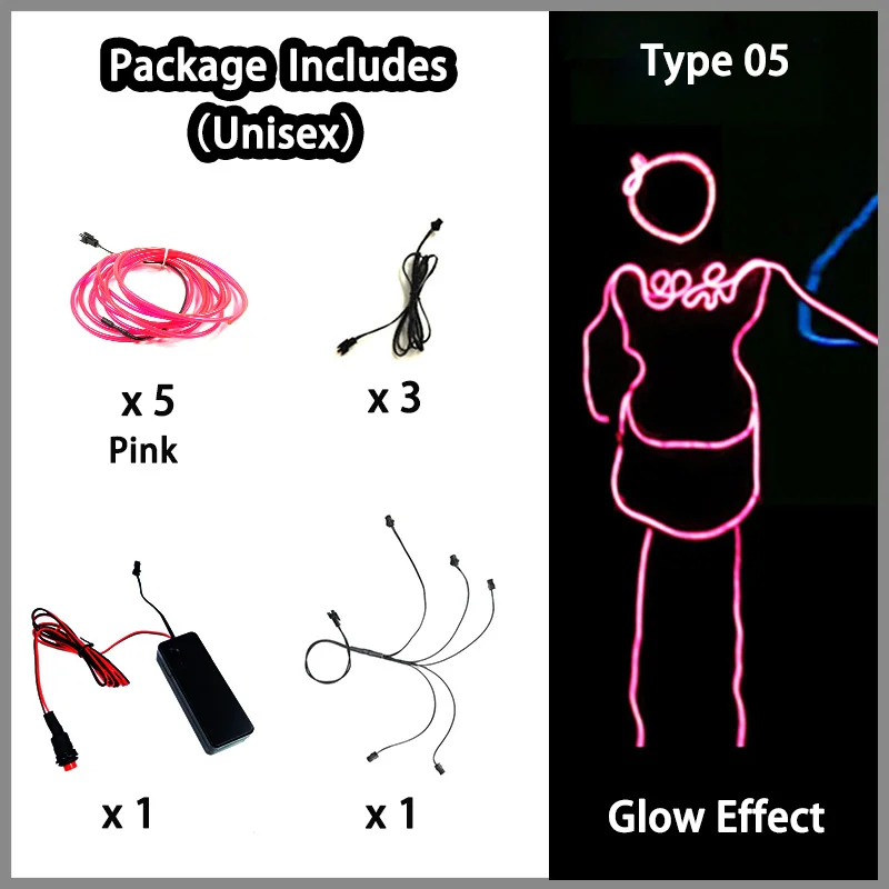 

YEAHUI EL Проволока для световых костюмов