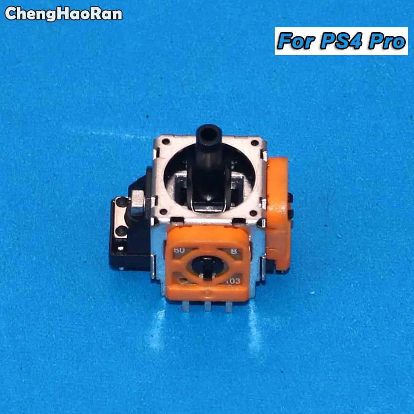 ChengHaoRan 2 шт. вправо/с помощью левого джойстика 3D аналоговые Пальчиковый датчик для Playstation Dualshock 4 для PS4 Pro тонкий контроллер Repair Part