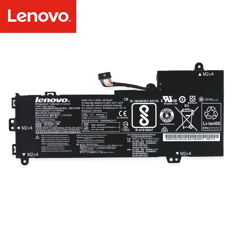 Оригинальный аккумулятор для ноутбука lenovo ideapad U31 U30 E31 80 70 серии L14L2P22 L14S2P22 L14M2P23