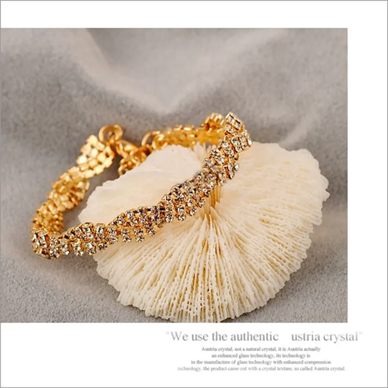 Ювелирные изделия оптовая продажа модный изящный браслет с полным покрытием