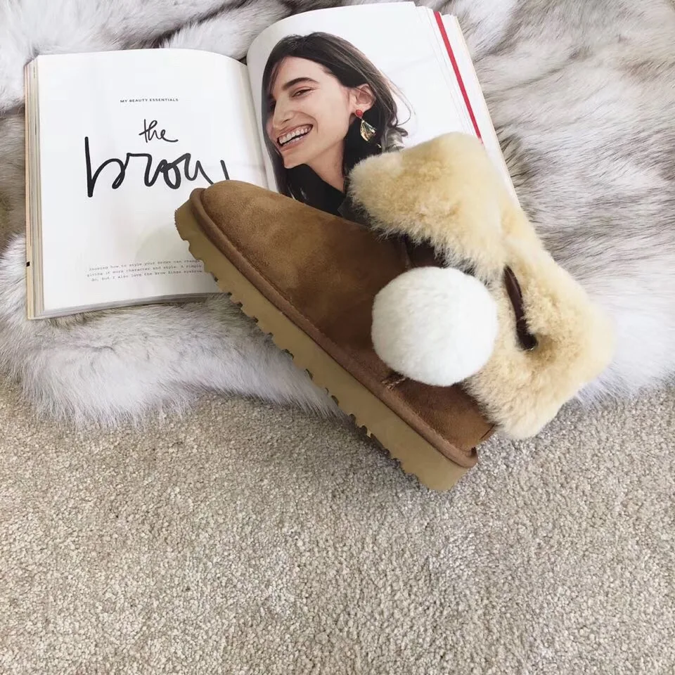 Высококачественные зимние сапоги в Европе 2019 натуральная овчина 100% Натуральная