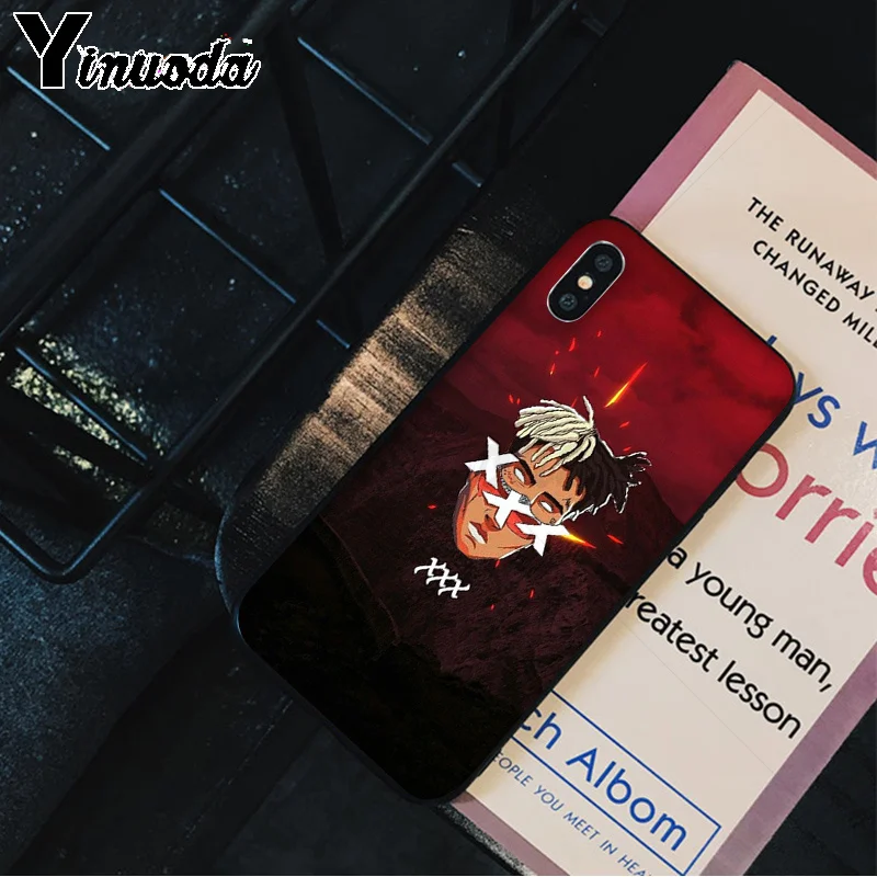 Yinuoda XXXTentacion новое поступление черный чехол для мобильного телефона iPhone 5 5Sx 6 7plus 8