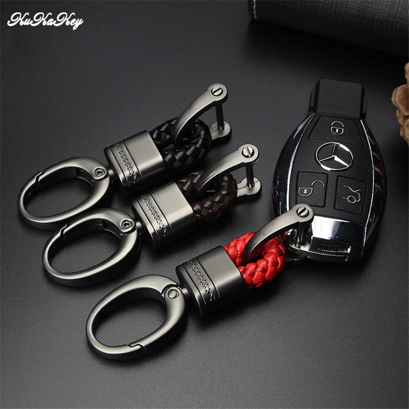 KUKAKEY автомобильный брелок ручной тканый брелок держатель для Nissan Opel peugeot Porsche Renault Rover Saab Seat Skoda ювелирный лучший подарок