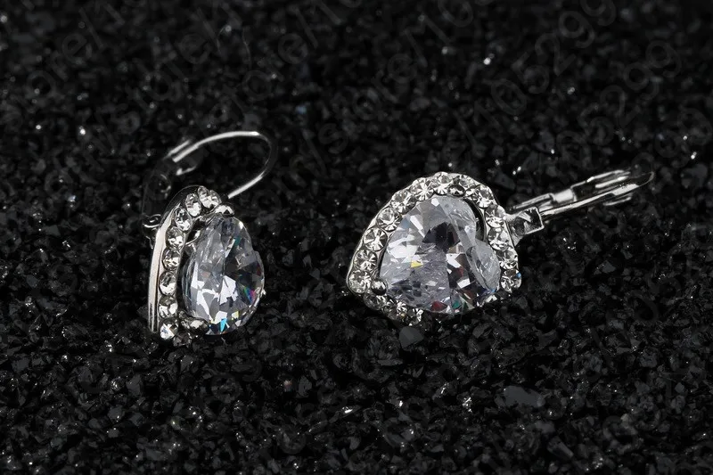 Роскошные романтические очаровательные серьги из стерлингового серебра 925 пробы