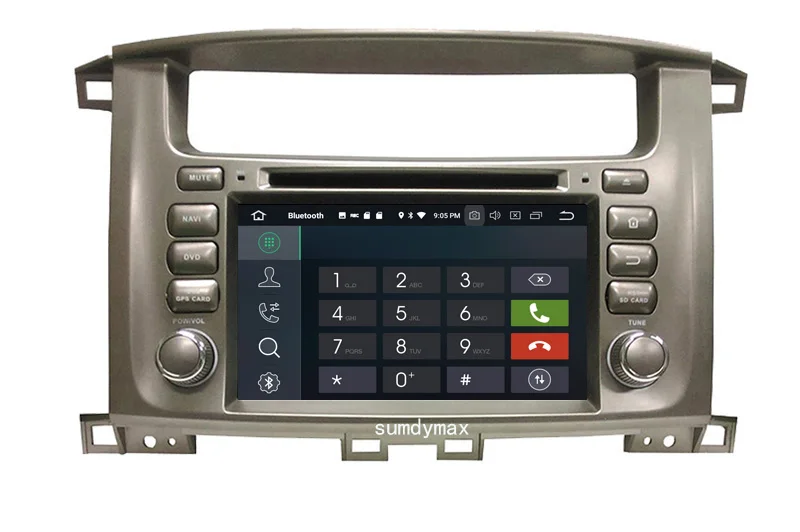 Автомобильный dvd-плеер для toyota Lander Cruiser 100 2 din android 10 с gps-навигацией bluetooth Wi-Fi |