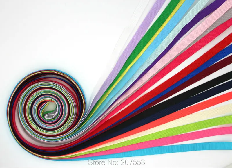 PPCrafts лента 3/8 &quot10 мм Soild Grosgrain ленты для DIY свадьбы украшения 20 рулетка измерения в
