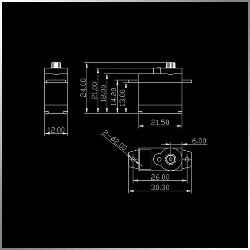 KINGMAX KM-05A-5g 1 2 кг. См аналоговые алюминиевые шестерни микро сервопривод mini servo |