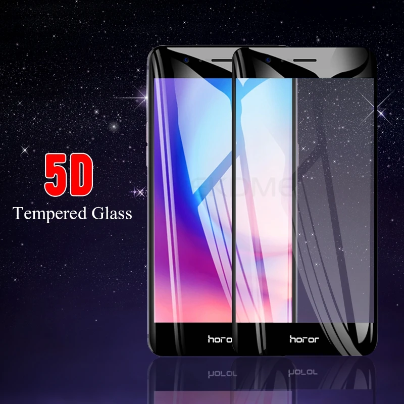 5D Защита экрана для Huawei Honor 10 Lite 8C 8X8 8Pro Закаленное стекло пленка полное покрытие V9