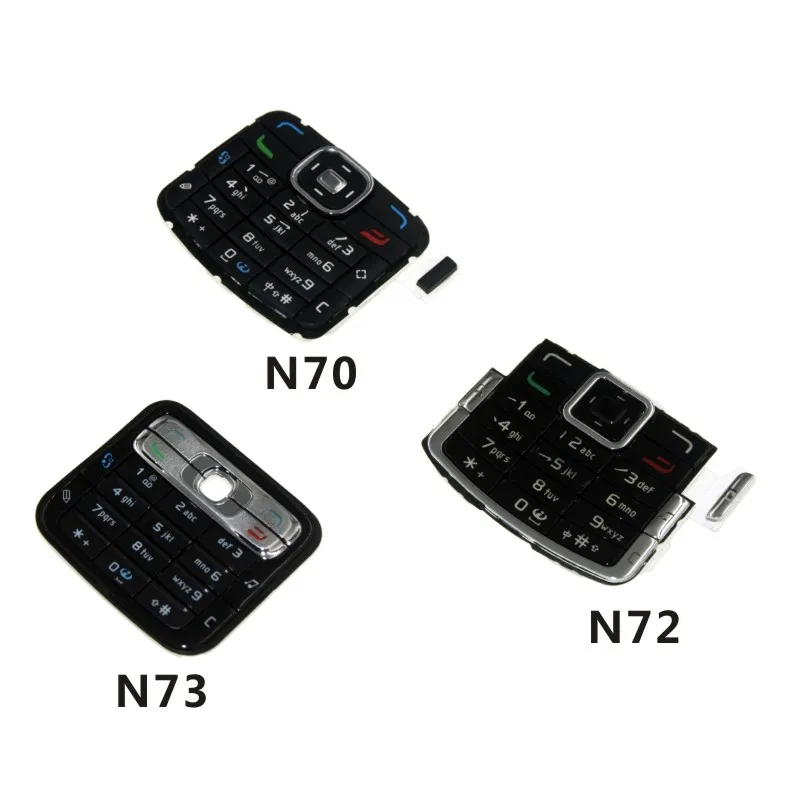 Клавиатура N70 для Nokia N72 N73 мобильный телефон цифровые клавиши Высококачественная
