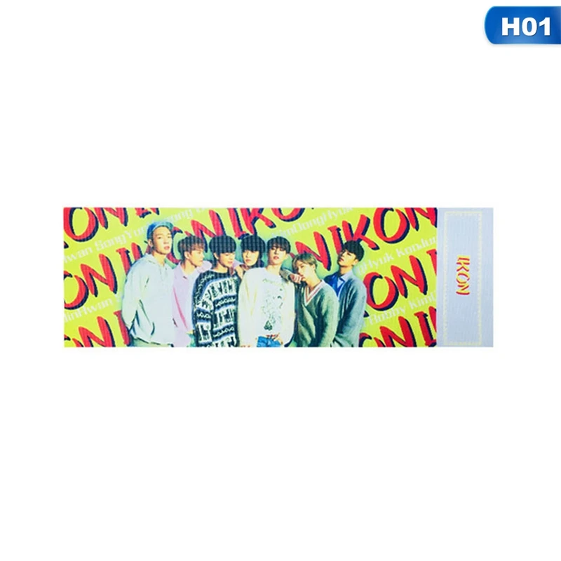 1 шт. Kpop SEVENTEEN EXO GOT7 IKON красный бархат концертная поддержка ручной баннер ткань повесить плакат для поклонников коллекция подарок