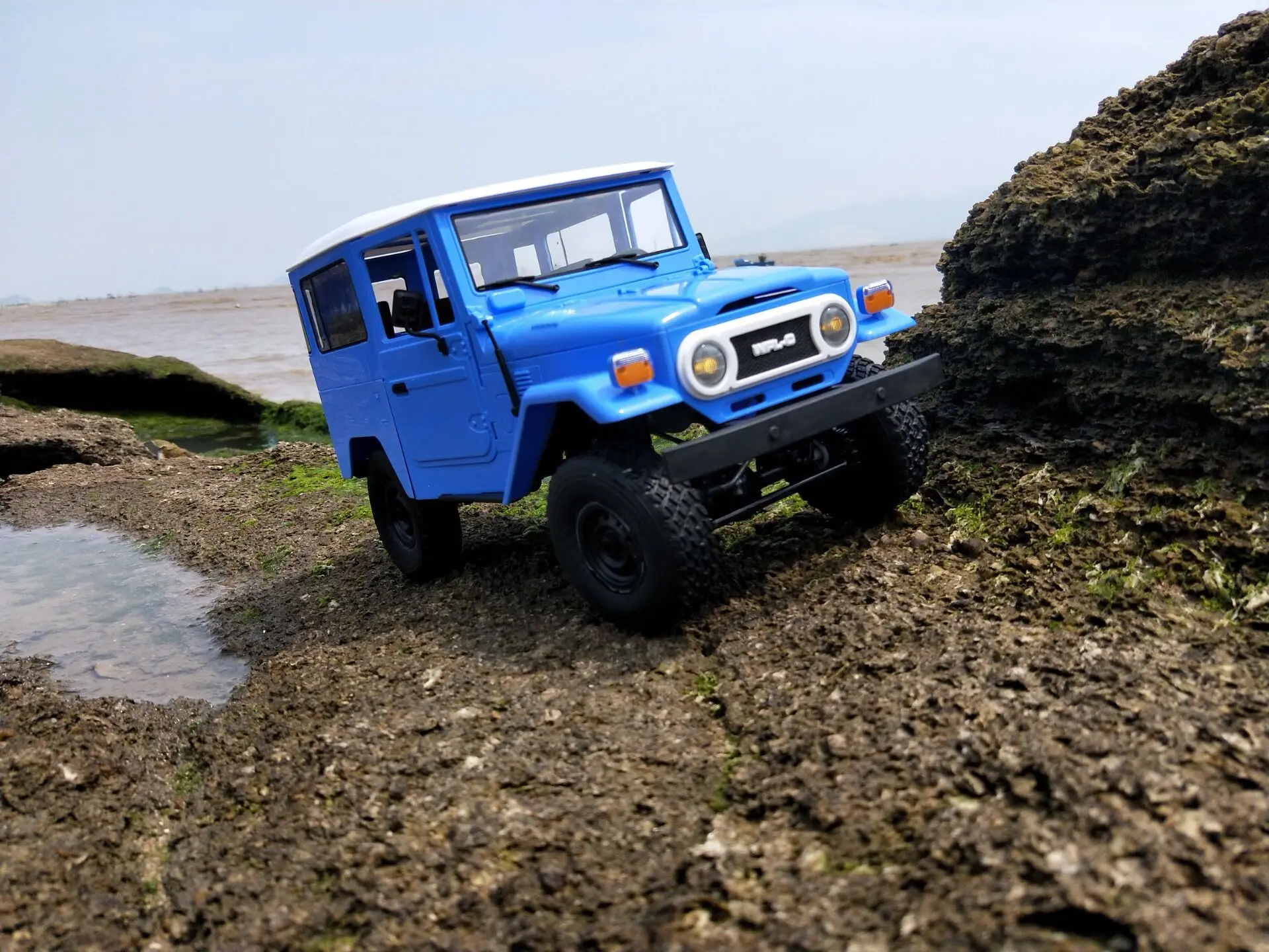 RBR/C WPL C34k Toyota FJ40 металлическая Версия четыре колеса восхождения скалолазание внедорожный Радиоуправляемый автомобиль DIY модифицированная модель