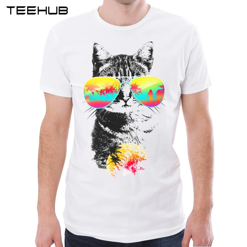 Мужская футболка с коротким рукавом TEEHUB Повседневная Мягкая круглым вырезом и