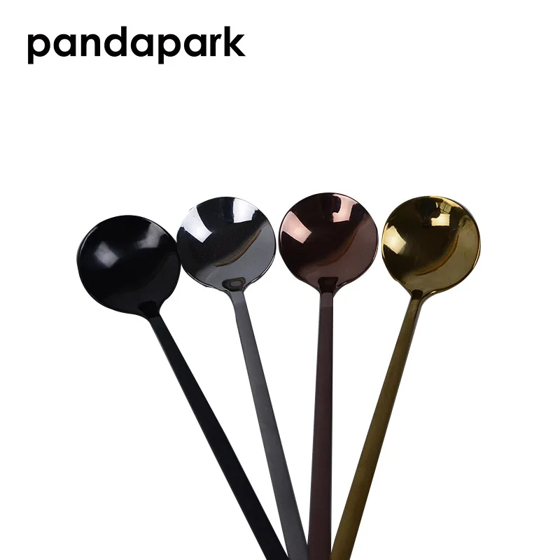 Кухонный инструмент Pandapark Круглые ложки из нержавеющей стали креативная
