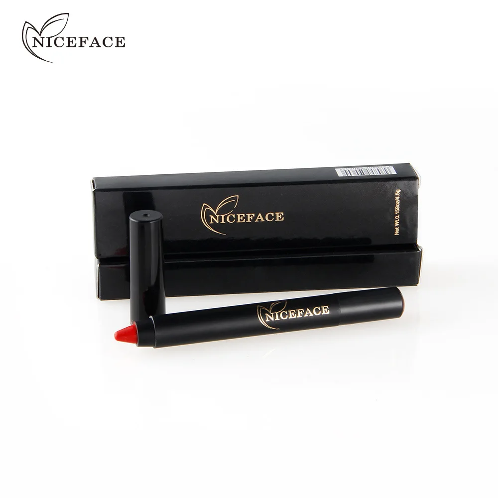 Матовая помада NICEFACE карандаш для макияжа Профессиональная многофункциональная