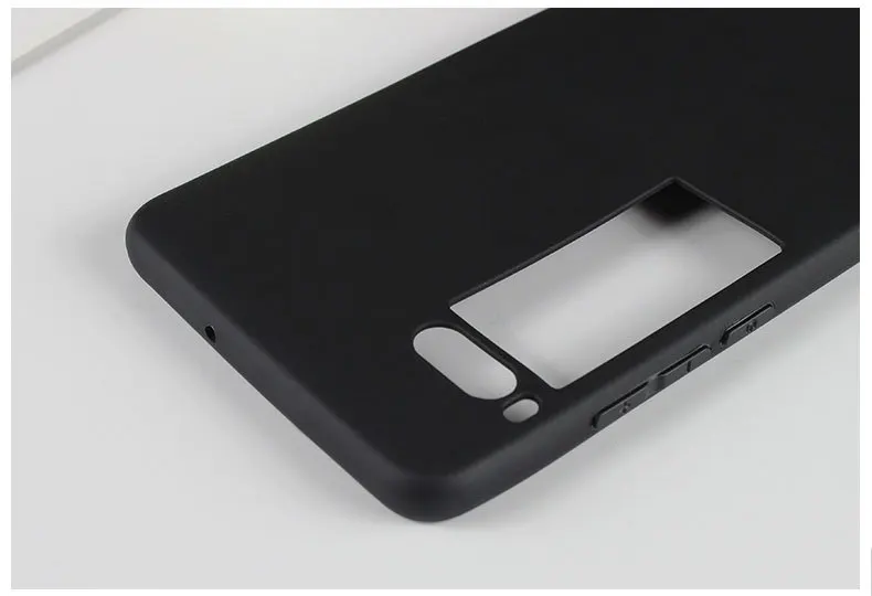 Новый чехол для Meizu Pro 7 силиконовый из ТПУ прозрачный и матовый однотонный черный
