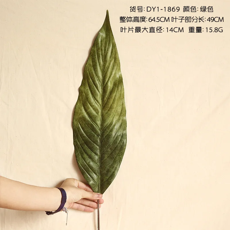 5 Pcs/Lot Artificial Plants Crack cloth leaves autumn artificial flowers home decoration wedding fake plants Leaf | Дом и сад