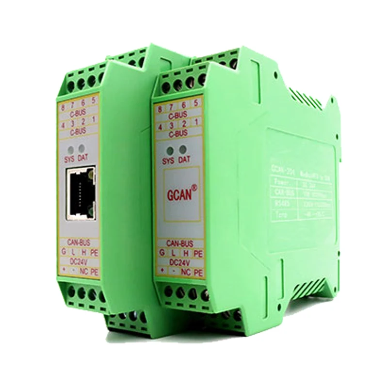 Конвертер Modbus RTU в CAN bus промышленного класса с din рейкой который используется для