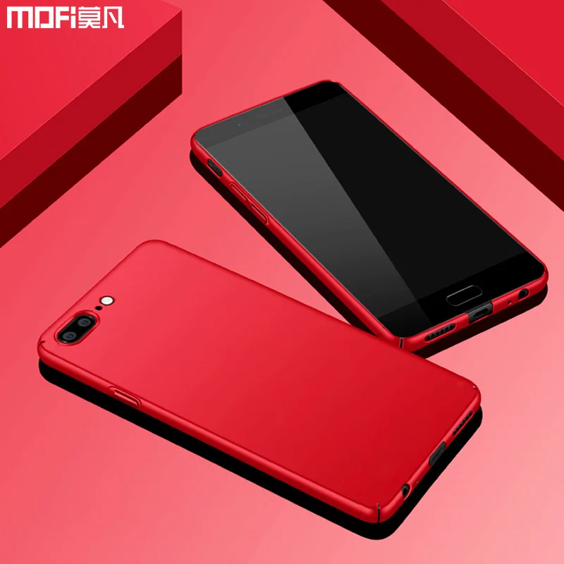 Oneplus 5 Чехол oneplus 5 чехол задняя крышка mofi детская кожа мягкая гладкая Капа coque тонкий funda Черный Защитный чехол oneplus 5