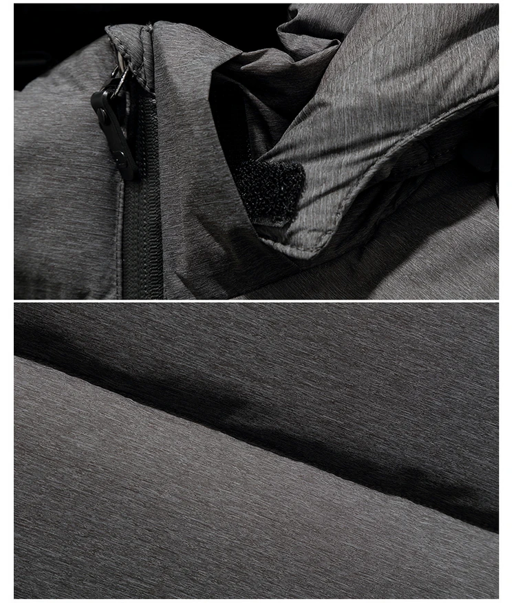 Модный бренд зимние пуховики Для мужчин s Повседневное мода толстые теплые с капюшоном Для мужчин белая утка вниз Caots большой Размеры M-XXXL