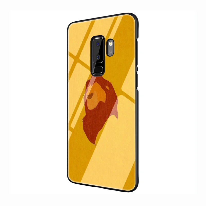 G10 Король Лев закаленное Стекло чехол для телефона для samsung S7 край S8 S9 S10 Plus Note 8 9 A10 20 30 40 50 60 70 - Цвет: G10