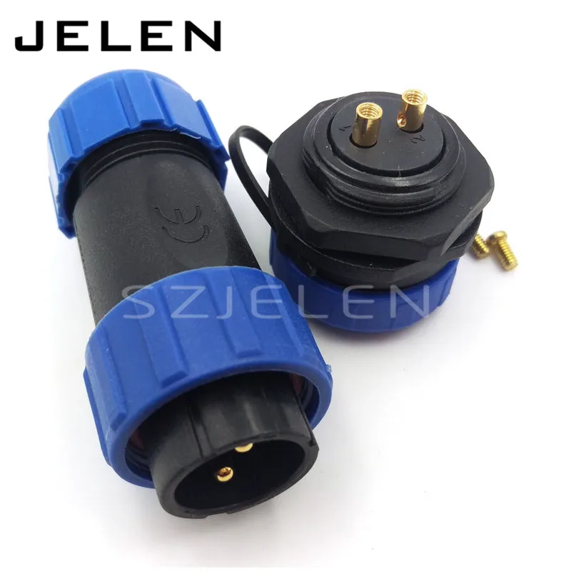 SP21 не требует сварки водонепроницаемый разъем 3 контактный и светодиодный кабеля