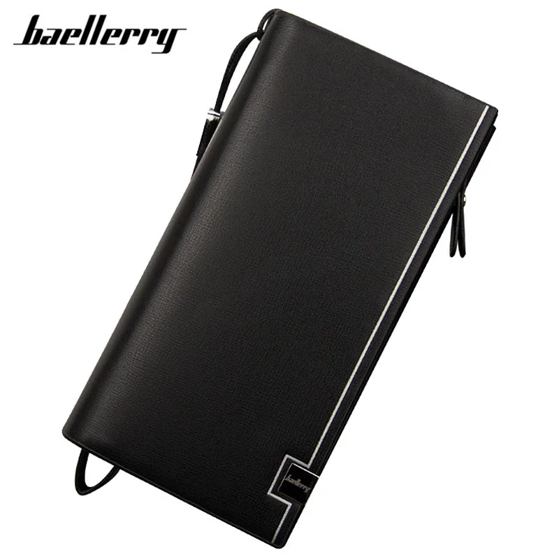 Мужской кошелек Baellerry дизайнерский длинный из кожи|wallet long|brand leather walletdesigner wallet |