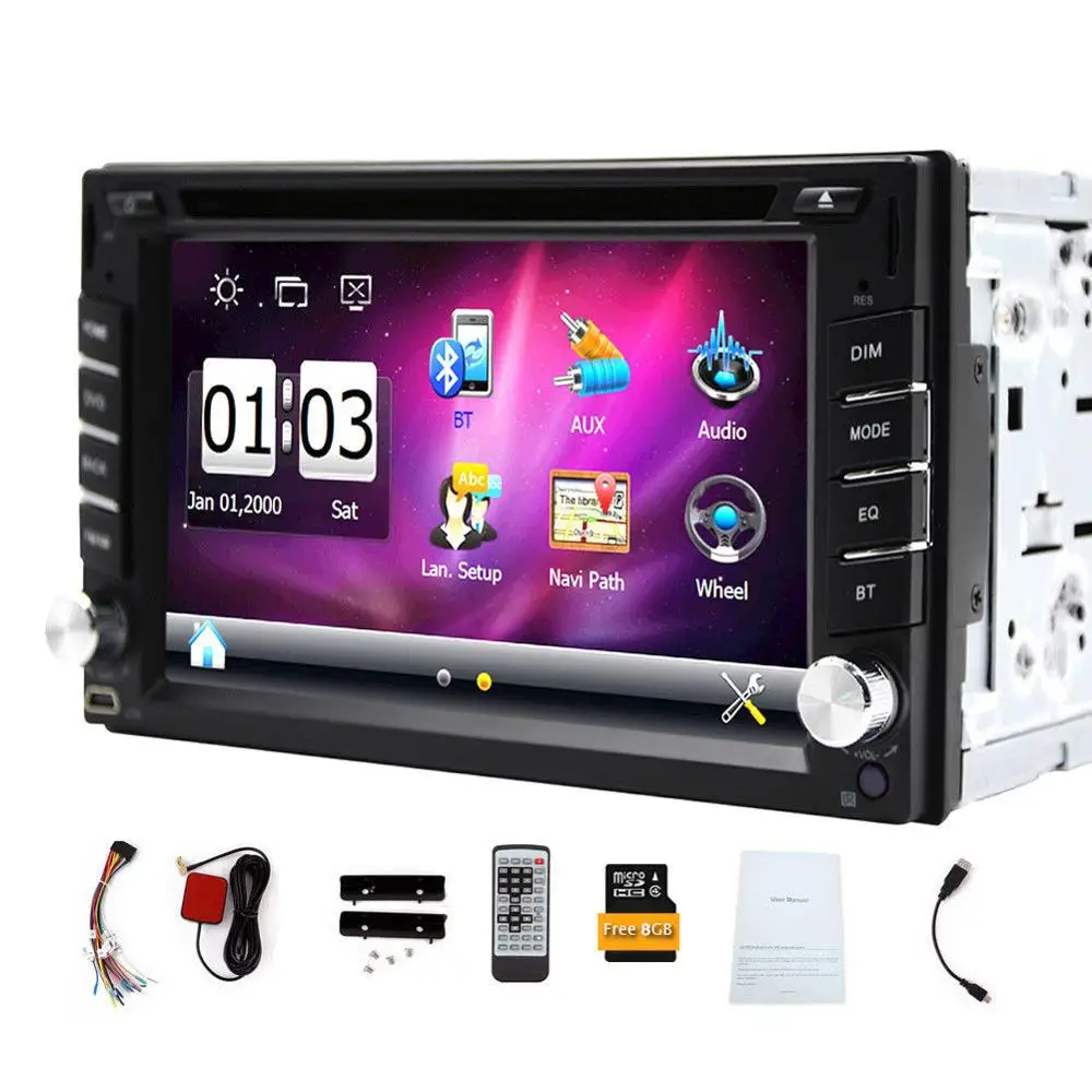 HD gps Navi Автомобильный DVD стерео 3D карта головное устройство автомобильного