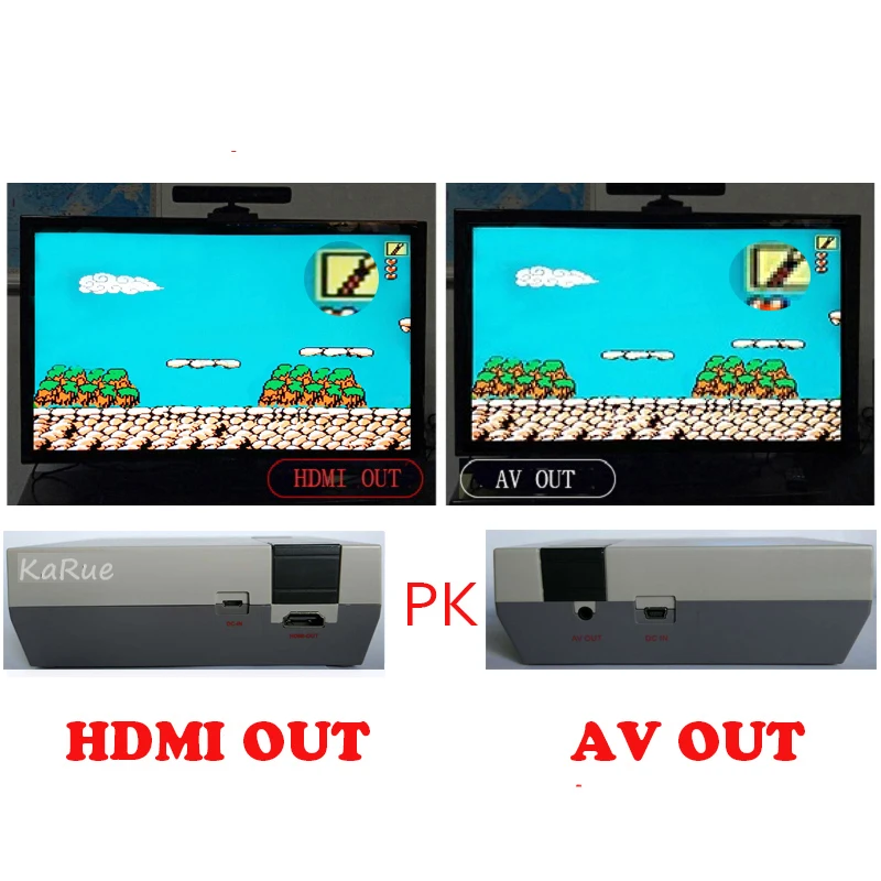 Coolbaby HDMI Out Ретро Классическая видеоигра консоль детство портативный игровой плеер семья ТВ встроенный 600 игры для NES Mini