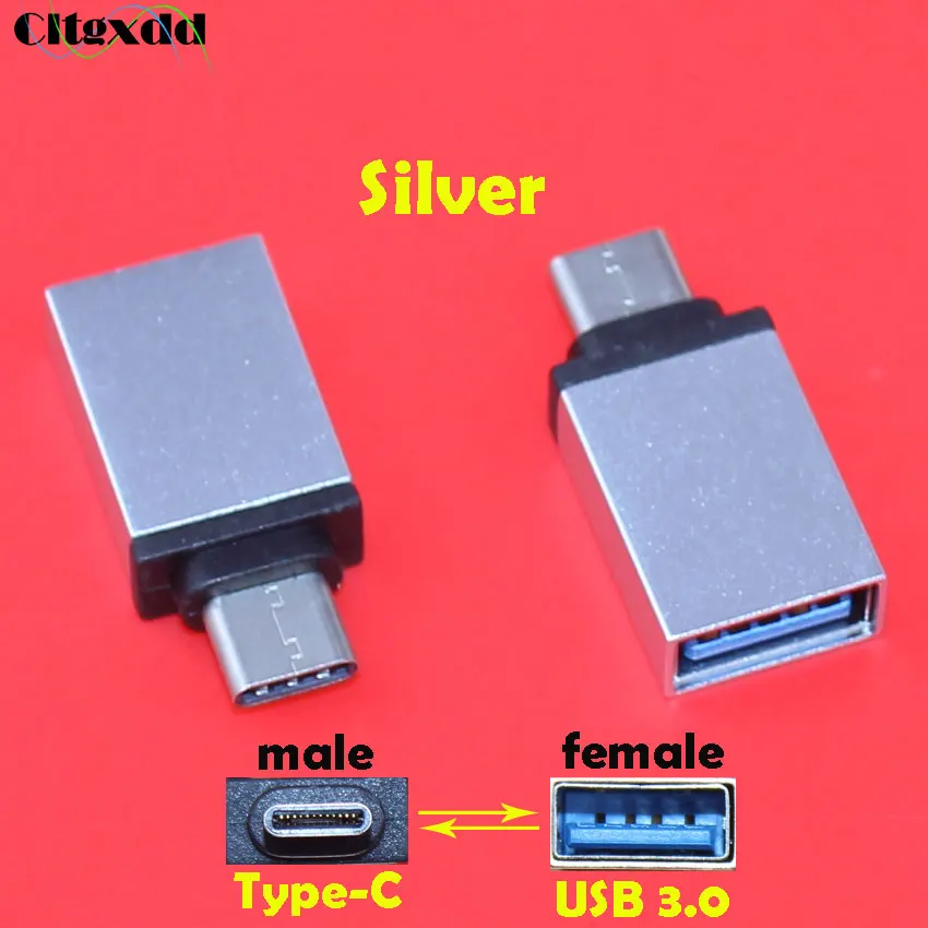Кабель адаптер cltgxdd USB 3 0 Type C OTG переходник папа мама для Xiaomi Mi5 Mi6 Huawei
