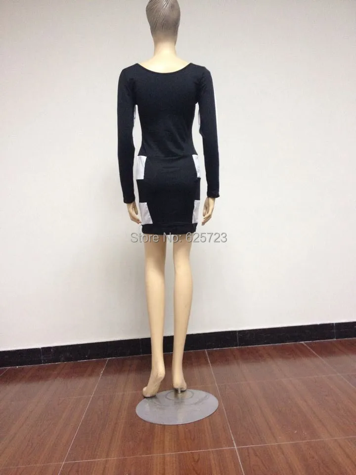 Free shipping 2014Summer several splicing sexy strap dress explosion models fashion night wind RC5156 wholesale | Женская одежда