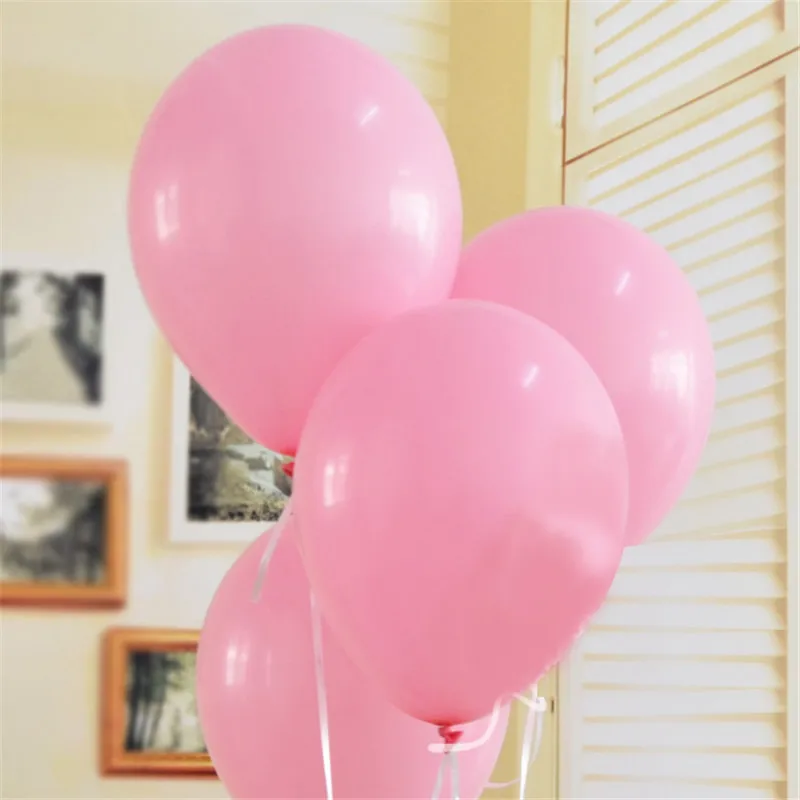 08 pink 10 шт./пакет 1" Биоразлагаемые простые круглый латексный шарики, День подарков будущей матери день рождения свадьбы юбилей украшения - Цвет: 08 pink
