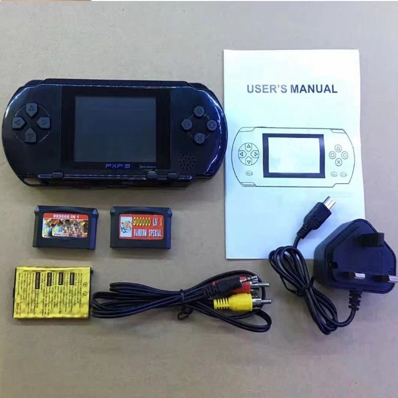Горячая Распродажа портативная игровая консоль PXP 3 16 бит ретро 150 игр для детей