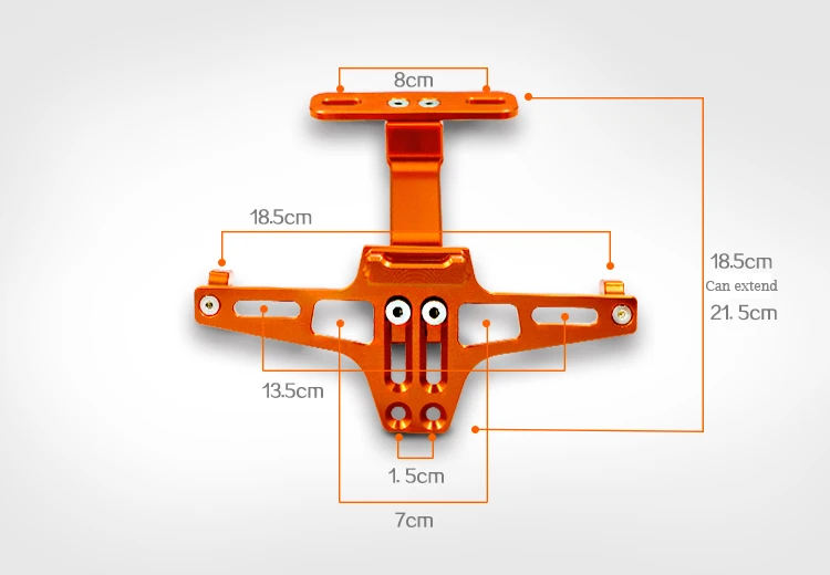 CNC мотоцикл номерной знак кронштейн держатель для ktm duke RC 125 200 390 690 smc 1290 rc honda kawasaki yamaha tmax 530 500 r25