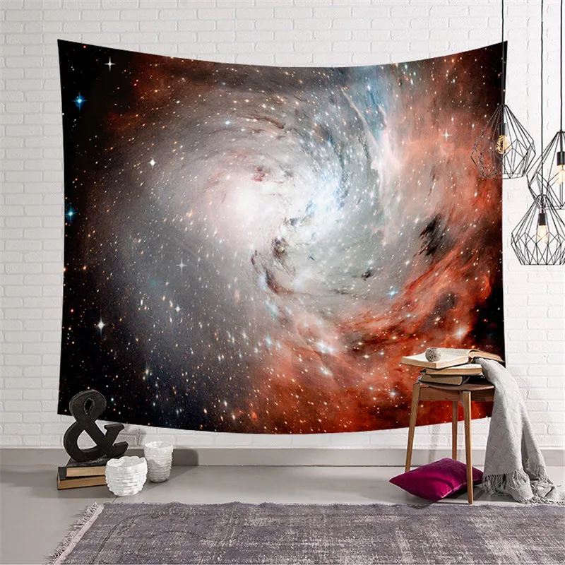 The Eye of Storm Galaxy New Design 3D Printed Tapestry Wall Hanging Decor Hippie Yoga Mat Beach Throw | Дом и сад