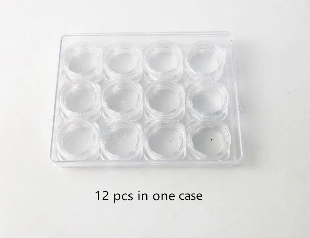 20X1g Симпатичные прозрачные бутылки многоразового использования Мини