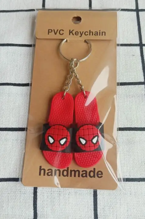 20 пар Мстители Капитан Америка Человек паук Железный человек тапочки из ПВХ